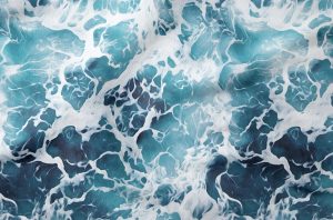 Ocean Sea Foam Seamless Pattern Repeating Tileable
