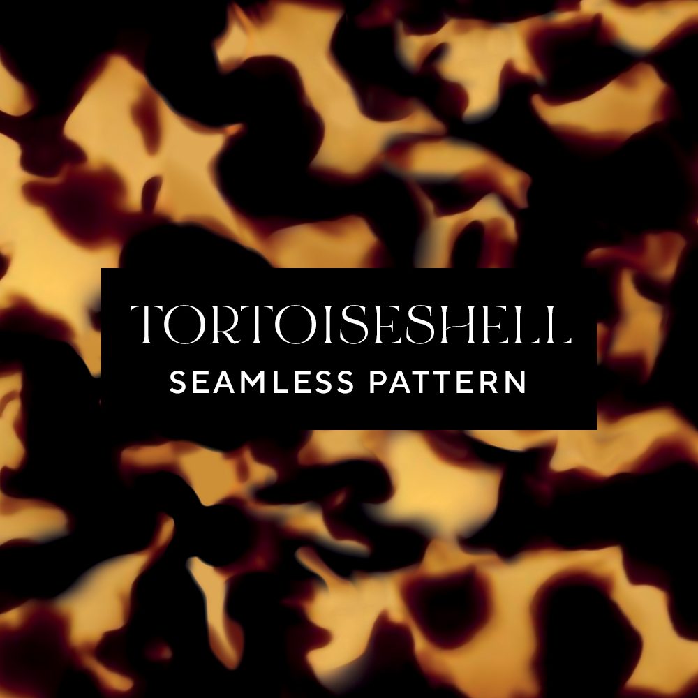 Tortoiseshell Seamless Pattern | Leysa Flores Design