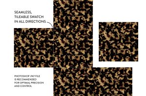 Tortoiseshell Gold Speckle Seamless Pattern texture | tileable repeating swatch
