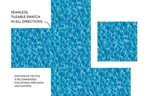 Water Surface Seamless Pattern | Leysa Flores Design