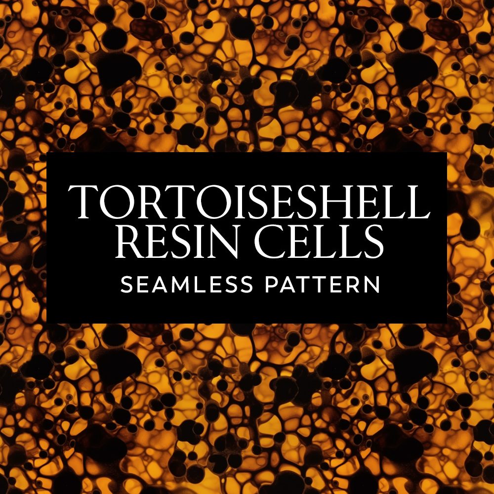 Tortoiseshell Resin Cells Seamless Pattern by Leysa Flores www.leysaflores.com