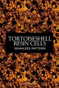 Tortoiseshell Resin Cells Seamless Pattern by Leysa Flores www.leysaflores.com